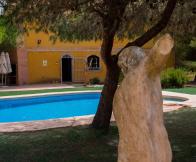 5 bed 3 bad rustieke finca style villa op 13000 m2 grondstuk in Rojales (Ciudad Quesada) met zicht op meer (Lo Pepin)