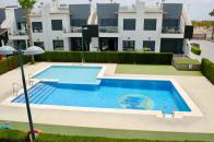 2 bed 2 bath Southfacing topfloor corner top floor bungalow next to beach in a luxury gated community in Pilar de La Horadada                                                                                                                                  