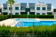  2 bed 2 bath corner top floor apartment overlooking the community pool in pilar de la horadada