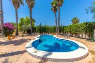 stunning 4 bed 3 bath, fully, fenced 5300m2 traditional Spanish house in Daya Nueva